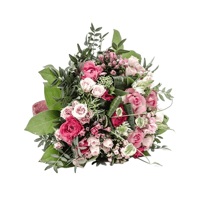 Pink, White, Lilac Spray